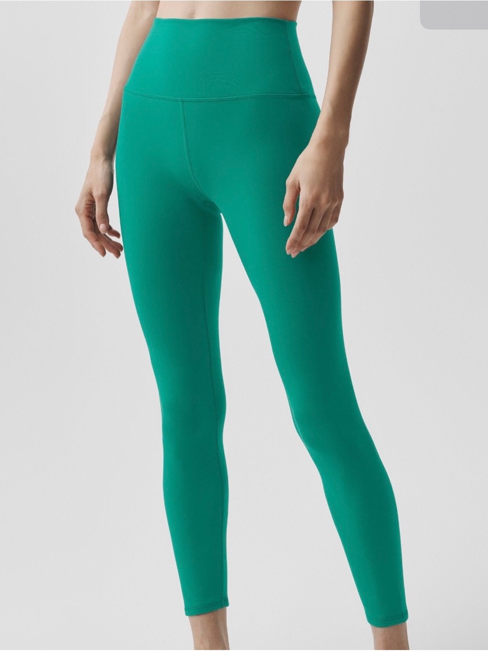 Alo 7/8 High-Waist Airbrush Legging - Emerald Isle Size Small